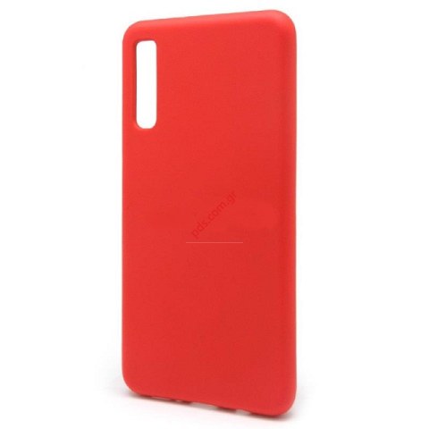 Θήκη σιλικόνης Samsung Galaxy A7 2018 A750 Liquid L-Cover Red σε κόκκινο χρώμα