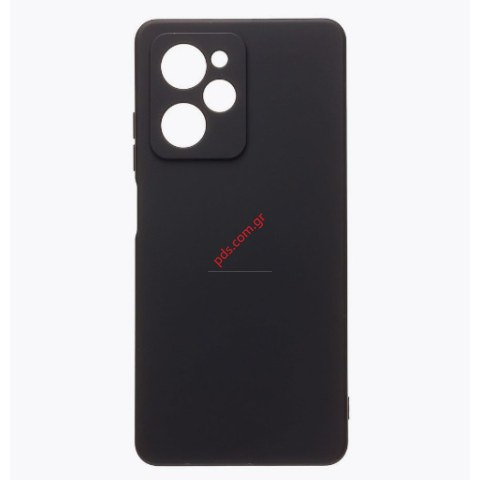 Θήκη σιλικόνης  Xiaomi POCO X5 PRO 5G TPU Silicon Black σε μαύρο χρώμα Blister Θήκη σιλικόνης  Xiaomi POCO X5 PRO 5G TPU Silicon Black σε μαύρο χρώμα Blister