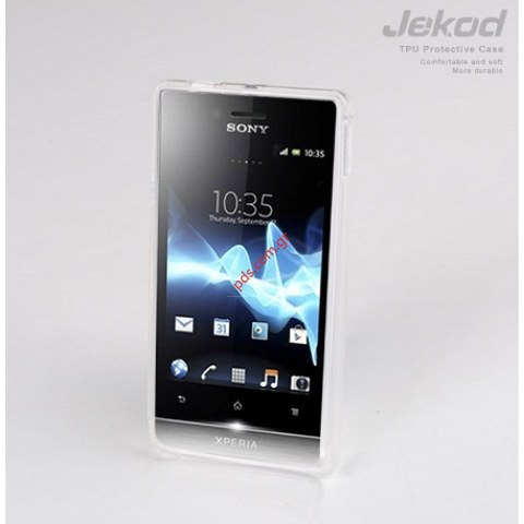 Θήκη TPU Gel Jekod Sony ST23i Xperia Miro White σε λευκό χρώμα (blister). Θήκη TPU Gel Jekod Sony ST23i Xperia Miro White σε λευκό χρώμα (blister).