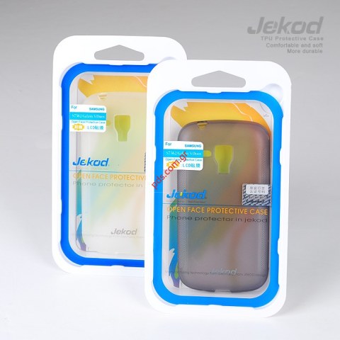 θήκη TPU Gel Samsung Galaxy S Duos S7562 White σε λευκό χρώμα.