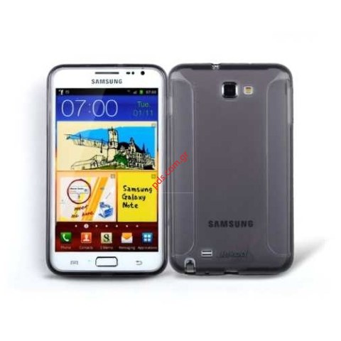 Case TPU Jekod Samsung GT Galaxy NOTE N7000 Black Blister.