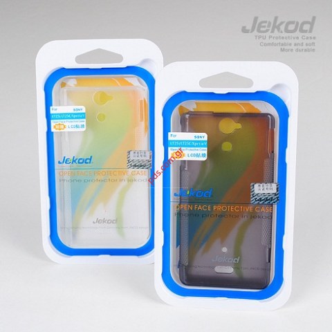 Θήκη TPU Jekod Gel Sony Xperia V LT25i Black σε μαύρο χρώμα