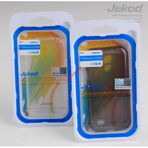 Case Jekod Samsung Galaxy S4 Mini i9190 TPU black Blister.