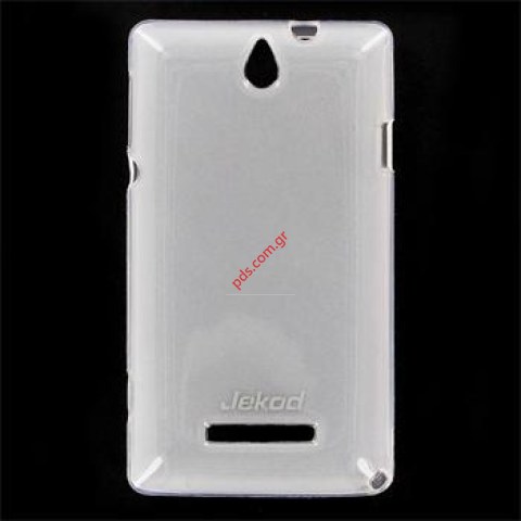 Θήκη TPU Jekod Sony Xperia E (C1604) White σε λευκό χρώμα Θήκη TPU Jekod Sony Xperia E (C1604) White σε λευκό χρώμα