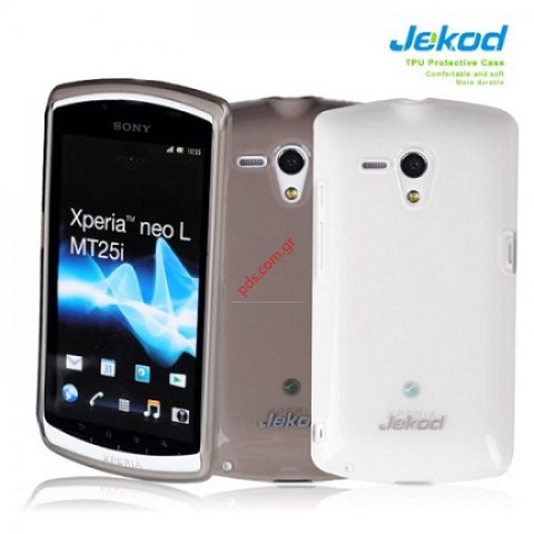 Θήκη TPU Jekod Sony Xperia NEO L MT25i Black σε μαύρο χρώμα Θήκη TPU Jekod Sony Xperia NEO L MT25i Black σε μαύρο χρώμα