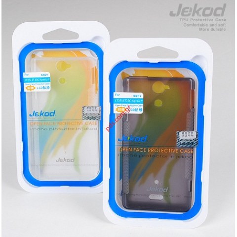 Θήκη TPU Jekod Sony Xperia V LT25i White σε λευκό χρώμα