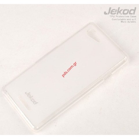 Θήκη TPU Jekod White Sony E3 (D2202) D2203, D2206 σε λευκό χρώμα Θήκη TPU Jekod White Sony E3 (D2202) D2203, D2206 σε λευκό χρώμα