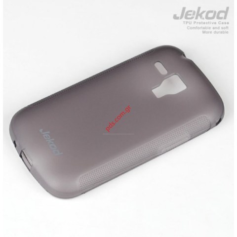 Θήκη TPU Lekod Samsung Galaxy S Duos S7562 Black σε μαύρο χρώμα