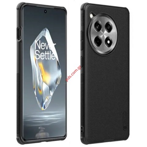 Θήκη TPU OnePlus 12R 5G (CPH2609) Black Hard Nillkin Super Frosted Shield Pro Blister