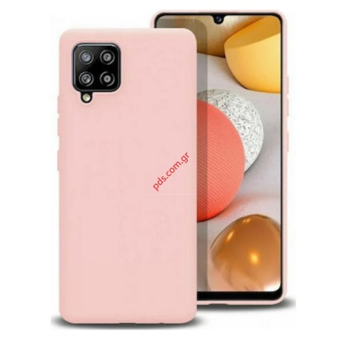 Θήκη TPU Samsung A426 Galaxy A42 5G Rose σε Soft ροζ χρώμα Blister