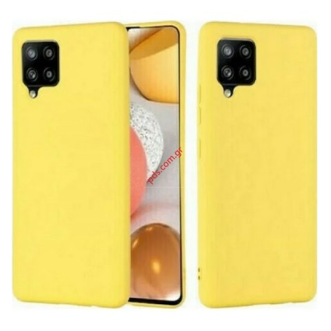 Θήκη TPU Samsung A426 Galaxy A42 5G Yellow σε κίτρινο χρώμα Blister