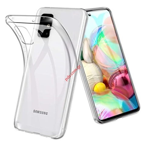 Θήκη TPU Samsung A715F Galaxy A71 (2019) Clear σε διάφανο χρώμα