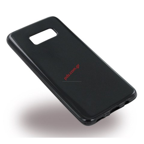 Θήκη TPU Samsung Galaxy S8 G950 Black Slim σιλικόνης σε μαύρο χρώμα Blister