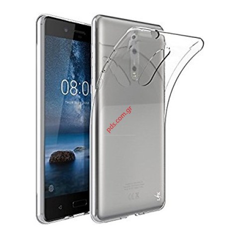 Transparent case TPU Slim Nokia 8 (TA-1012) Ultra Slim 0.3mm  Transparent case TPU Slim Nokia 8 (TA-1012) Ultra Slim 0.3mm