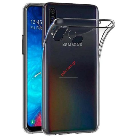 Θήκη TPU Ultra Slim Samsung A207F Galaxy A20s (2020) 0.3mm Διάφανο χρώμα Blister. Θήκη TPU Ultra Slim Samsung A207F Galaxy A20s (2020) 0.3mm Διάφανο χρώμα Blister.