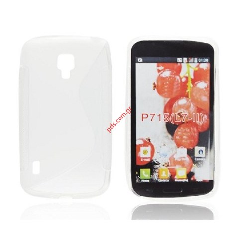 Case TRN S Line LG Optimus L7 II P710 White Clear