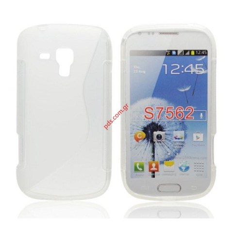 Back case super slim line TRN Samsung S7562 Galaxy S Duos in white color Back case super slim line TRN Samsung S7562 Galaxy S Duos in white color