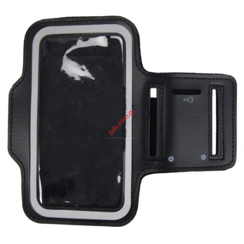 Θήκη μπράτσου Arm Neopren Large AB-13 Phones 6inch (16.5x8cm) Black σε μαύρο χρώμα