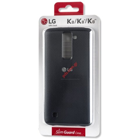 Original LG CSV-160 Slim Guard Case for K8 Black Blister. Original LG CSV-160 Slim Guard Case for K8 Black Blister.