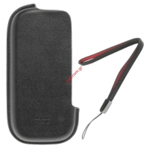 Δερμάτινη θήκη Nokia E66 Pouch Black/Red Bulk (ΕΞΑΝΤΛΗΘΗΚΕ)