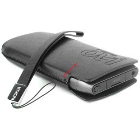 Δερμάτινη θήκη pouch Nokia N8-00 Black bulk