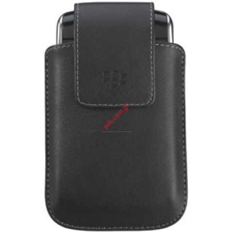Γνήσια δερμάτινη θήκη BlackBerry 9500 Storm με λωρίδα για επισφράγηση στο άνω τμήμα