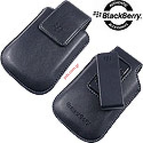 Γνήσια δερμάτινη θήκη με κλιπ ζώνης belt clip για τα Blackberry 8520, 8530, 8900, 9700, 9780