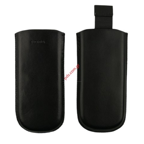 Γνήσια δερμάτινη θήκη Nokia 8800 Arte CP-212 Black Carrying case Pouch σε μαύρο χρώμα BULK Γνήσια δερμάτινη θήκη Nokia 8800 Arte CP-212 Black Carrying case Pouch σε μαύρο χρώμα BULK