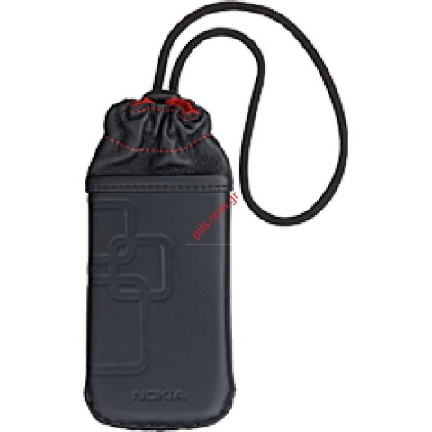 Γνήσια δερμάτινη θήκη Nokia CP-341 Black bulk 1650, 2630, 3110C, 5300, 5610, 6120C, 6300, E51..