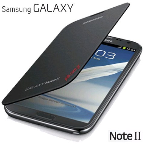 Γνήσια λεπτή θήκη τύπου βιβλίου Flip Samsung Galaxy Note II N7100 σε γκρί χρώμα EFC-1J9FSEGSTD Γνήσια λεπτή θήκη τύπου βιβλίου Flip Samsung Galaxy Note II N7100 σε γκρί χρώμα EFC-1J9FSEGSTD