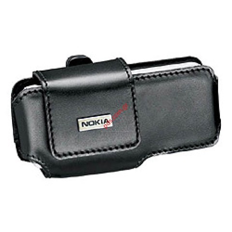 Γνήσια οριζόντια δερμάτινη θήκη για Nokia CP-68 με belt clip 