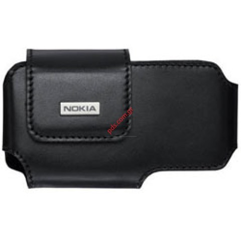 Γνήσια οριζόντια δερμάτινη θήκη για Nokia CP-69 με belt clip 