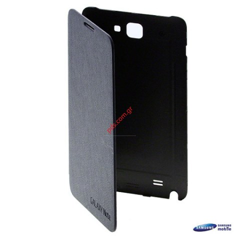 Original case EFC-1E1F Samsung N7000 Galaxy Note flip open Black Blister
