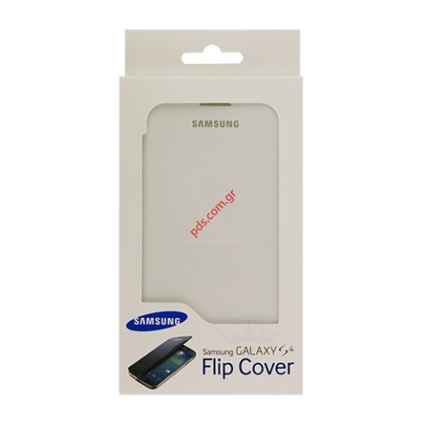 Γνήσια θήκη Flip Book Samsung Galaxy S4 i9500 White EF-FI950BWEGWW σε λευκό χρώμα (EU Blister)