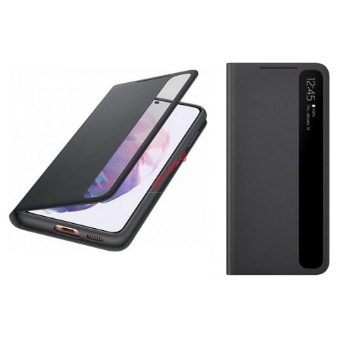 Γνήσια θήκη Flip Clear View Samsung Galaxy S21 G991F (EF-ZG991CBE) Black σε μαύρο χρώμα Blister ORIGINAL Γνήσια θήκη Flip Clear View Samsung Galaxy S21 G991F (EF-ZG991CBE) Black σε μαύρο χρώμα Blister ORIGINAL