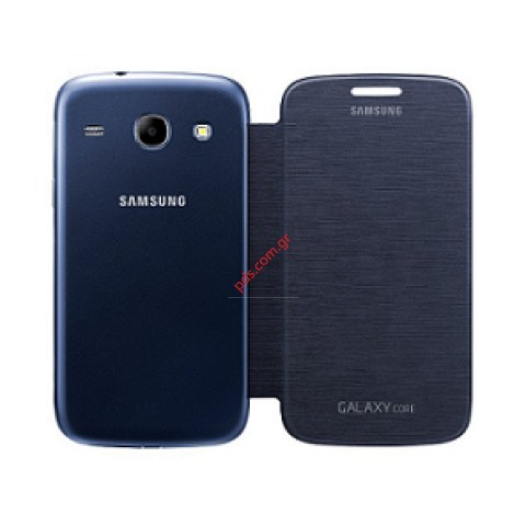 Γνήσια θήκη Flip EF-FI826BL Samsung Galaxy Core i8260 Blue σε μπλέ χρώμα Blister
