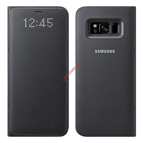 Original case flip EF-NG955PBEGWW Samsung Galaxy S8+ PLUS SM-G955 LED View Cover in Black