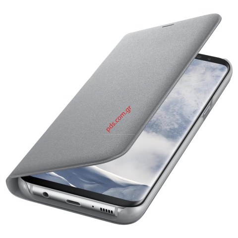 Γνήσια θήκη flip EF-NG955PSEGWW Silver Samsung Galaxy S8+ PLUS SM-G955 LED View Cover σε ασημί χρώμα (ΕΞΑΝΤΛΗΘΗΚΑΝ) Γνήσια θήκη flip EF-NG955PSEGWW Silver Samsung Galaxy S8+ PLUS SM-G955 LED View Cover σε ασημί χρώμα (ΕΞΑΝΤΛΗΘΗΚΑΝ)