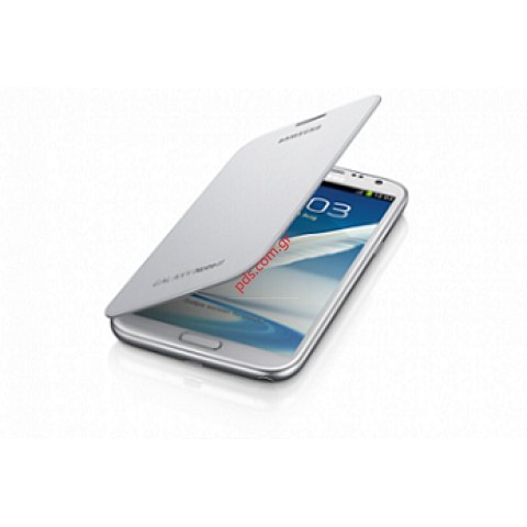 Γνήσια θήκη Flip Samsung Galaxy Note 2 (II) N7100 White σε λευκό χρώμα EFC-1J9FWEGSTD Γνήσια θήκη Flip Samsung Galaxy Note 2 (II) N7100 White σε λευκό χρώμα EFC-1J9FWEGSTD