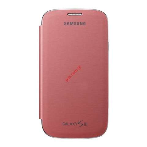 Γνήσια θήκη flip Samsung Galaxy S 3 i9300 Pink (EFC-1G6FPECSTD) ροζ.