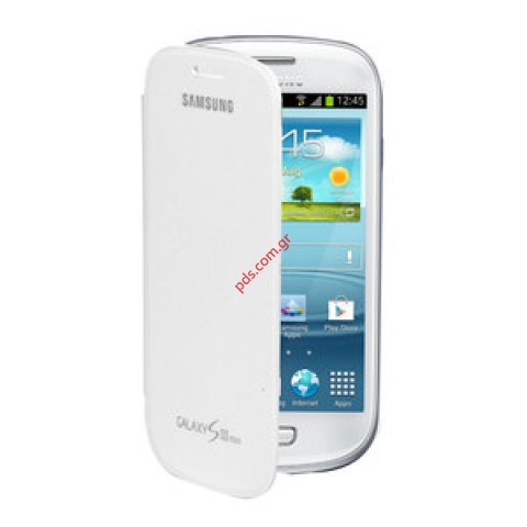Γνήσια θήκη flip Samsung Galaxy S III Mini i8190 code EFC-1M7WW White. Γνήσια θήκη flip Samsung Galaxy S III Mini i8190 code EFC-1M7WW White.