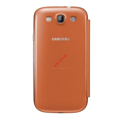 Γνήσια θήκη flip Samsung Galaxy S3 i9300 (EFC-1G6FOECSTD) III Πορτοκαλί 