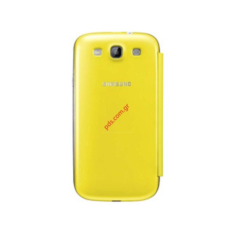 Γνήσια θήκη flip Samsung Galaxy S3 i9300 (EFC-1G6FYECSTD) Κίτρινο