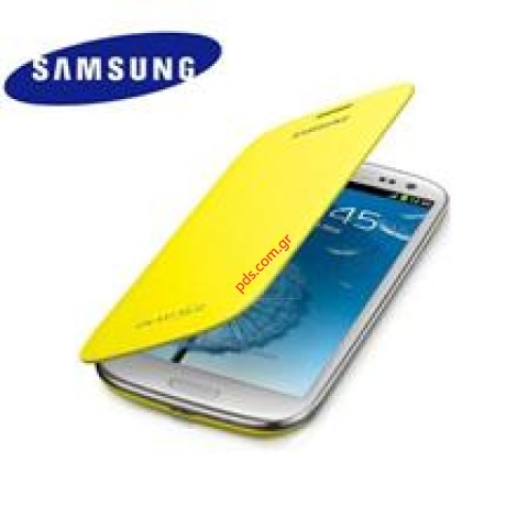 Γνήσια θήκη flip Samsung Galaxy S3 i9300 (EFC-1G6FYECSTD) Κίτρινο Γνήσια θήκη flip Samsung Galaxy S3 i9300 (EFC-1G6FYECSTD) Κίτρινο