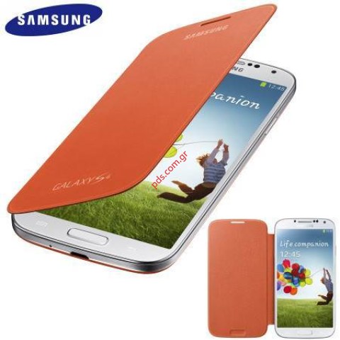 Γνήσια θήκη Flip Samsung Galaxy S4 i9500 Orange EF-FI950BOEGWW σε πορτοκαλί χρώμα (EU Blister) Γνήσια θήκη Flip Samsung Galaxy S4 i9500 Orange EF-FI950BOEGWW σε πορτοκαλί χρώμα (EU Blister)