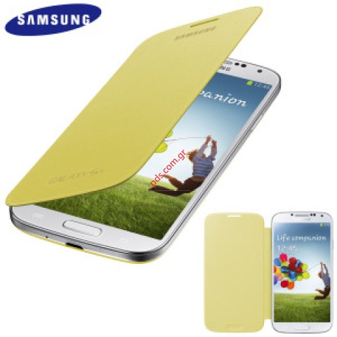Γνήσια θήκη Flip Samsung Galaxy S4 i9500 Yelllow EF-FI950BYEGWW (EU Blister) Γνήσια θήκη Flip Samsung Galaxy S4 i9500 Yelllow EF-FI950BYEGWW (EU Blister)