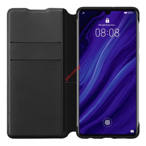 Γνήσια θήκη Huawei P30 (ELE-L29) Book wallet Black EU BLISTER