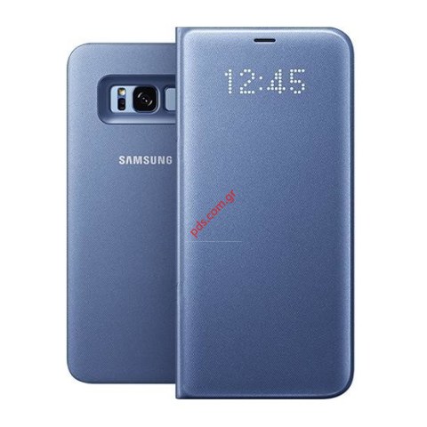 Γνήσια θήκη LED View Samsung Galaxy S8+ PLUS SM-G955PLE Blue Cover σε μπλέ χρώμα (ΕΞΑΝΤΛΗΘΗΚΑΝ)