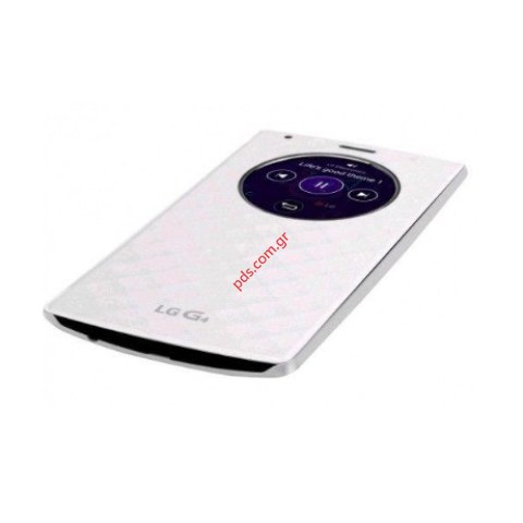 Original case LG G4 QuickCircle II SnapON White Flip Book