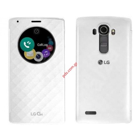 Original case LG G4 QuickCircle II SnapON White Flip Book Original case LG G4 QuickCircle II SnapON White Flip Book